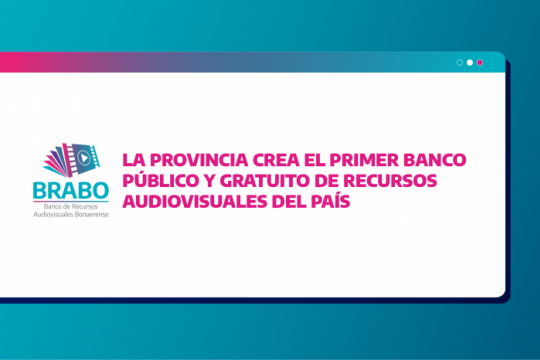 Crean el primer banco público y gratuito de recursos audiovisuales del país