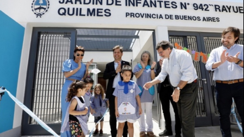 Inauguran en Quilmes jardín de infantes y Centro de Atención Primaria de la Salud