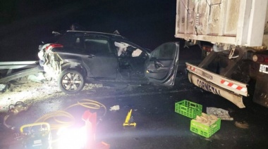 Un accidente en Ruta 7 provocó la muerte de un joven matrimonio y la internación de sus hijas