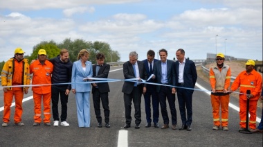 Alberto Fernández, Kicillof y Katopodis inauguraron la finalización de la Autopista Ezeiza - Cañuelas