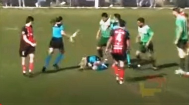 Detienen al jugador que golpeó a una árbitra durante un partido en Adolfo Gonzales Chaves