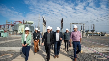 Inauguran obras de interconexión energética que unen Pehuajó y Villegas